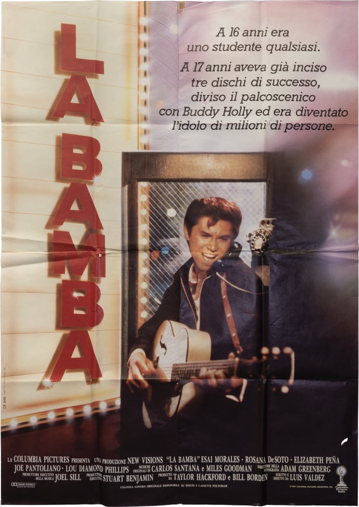 Book #158405] La Bamba (Original poster for the 1987 film). Ritchie Valens, Joe Pantoliano Lou...