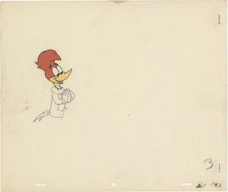 Book #158408] Collection of five original sketches and one original cel of Woody Woodpecker and...