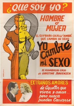 Book #158439] Glen or Glenda [Yo Cambie Mi Sexo] (Original poster from the Argentinian release of...