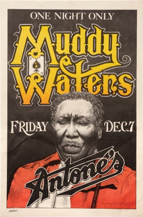 Book #158453] Original poster for a performance by Muddy Waters, Friday, December 7, 1979,...