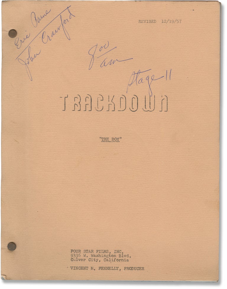 [Book #158454] Trackdown: The Boy. Johnny Crawford Robert Culp, Gail Kobe, Thomas Carr, John Robinson, starring, director, screenwriter.
