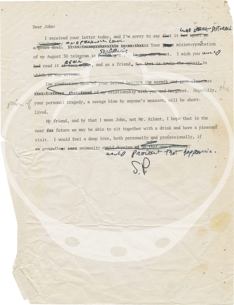 Archive of correspondences, notes, forms, and other documents to and from Sam Peckinpah, circa 1970-1979