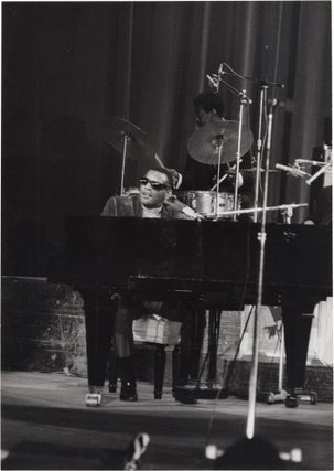 Book #158485] Five original photographs of Ray Charles in Paris, 1967. Ray Charles, Michel...