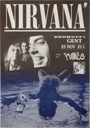 Book #158532] Nevermind (Original poster for a performance at the Vooruit on November 23, 1991)....