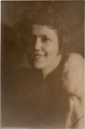 Book #158546] Original portrait photograph of Mary Craig Sinclair, circa 1928. Mary Craig...