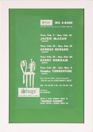 Book #158550] Slugs' In the Far East (Original flyer for several nights of performances at Slugs'...