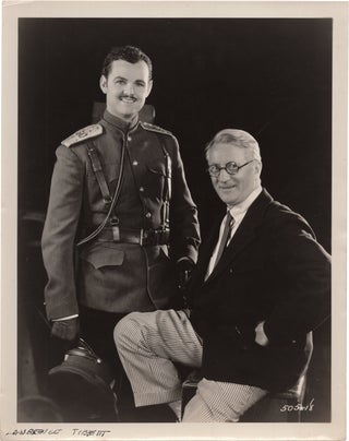 Book #158554] Original photograph of Laurence Tibbett and Rob Wagner, circa 1915. Laurence...