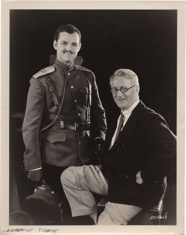 Original photograph of Laurence Tibbett and Rob Wagner, circa 1915
