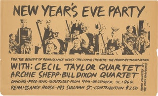 Book #158576] New Year's Eve Party with Cecil Taylor Quartet and Archie Shepp-Bill Dixon Quartet...