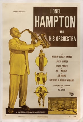 Book #158596] Lionel Hampton and His Orchestra (Original poster for the 1949 short film)....