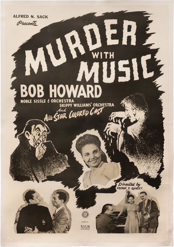 [Book #158598] Murder with Music. George P. Quigley, Norman Borisoff Victor Vicas, Augustus Smith, Milton Williams Bob Howard, Nellie Hill, director, screenwriters, starring.