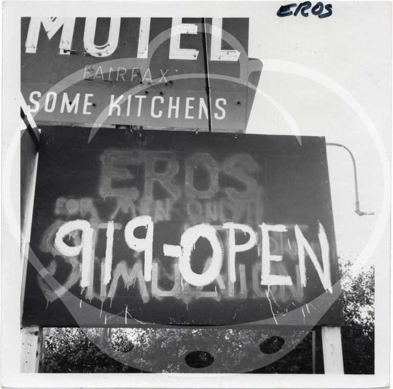 Archive of 117 original evidence photographs documenting Los Angeles massage parlors, circa 1970s