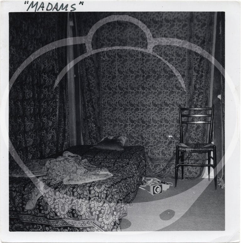 Archive of 117 original evidence photographs documenting Los Angeles massage parlors, circa 1970s