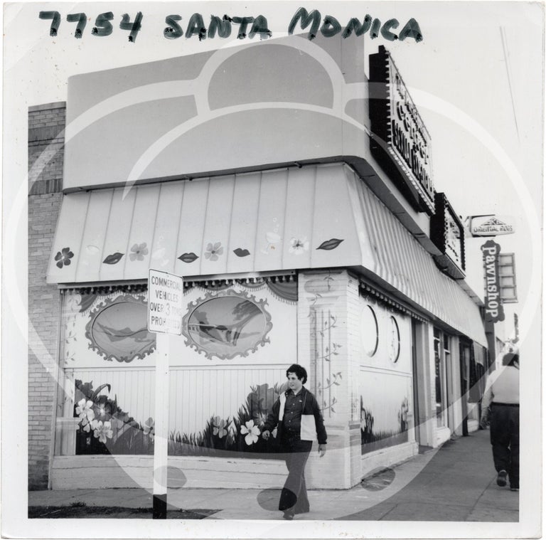 Archive of 117 original evidence photographs documenting Los Angeles massage parlors, circa 1970s