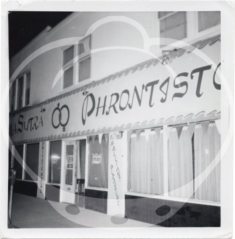 Archive of 117 original evidence photographs documenting Los Angeles massage parlors, circa 1970s