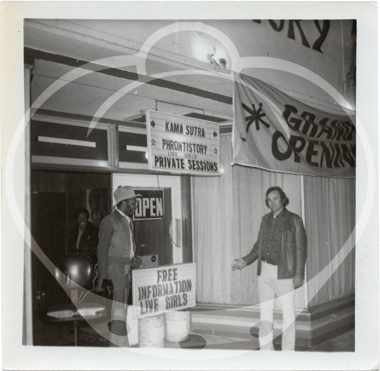 Archive of 117 original evidence photographs documenting Los Angeles massage parlors, circa 1970s
