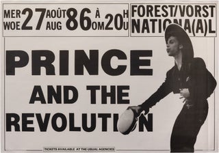 Book #158615] Original poster for a performance at Forest National on August 27, 1986. Prince,...