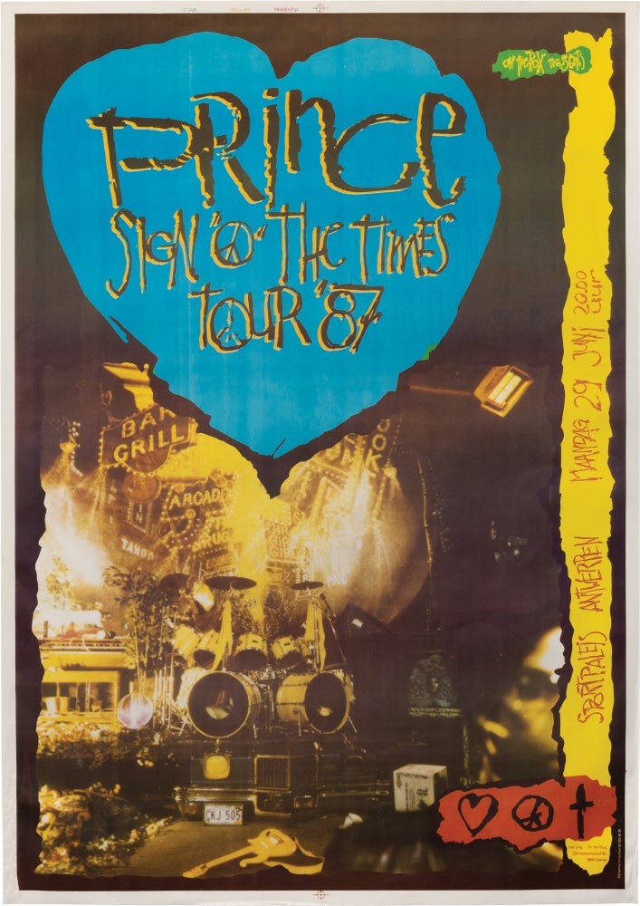 Book #158616] Sign o' the Times (Original printer's proof for a concert poster advertising a...