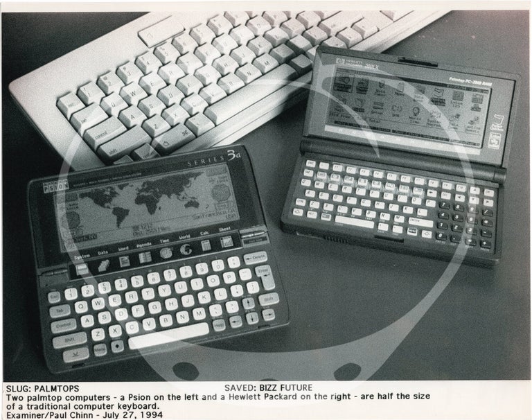 Collection of 140 original press photographs relating to computers and computer history