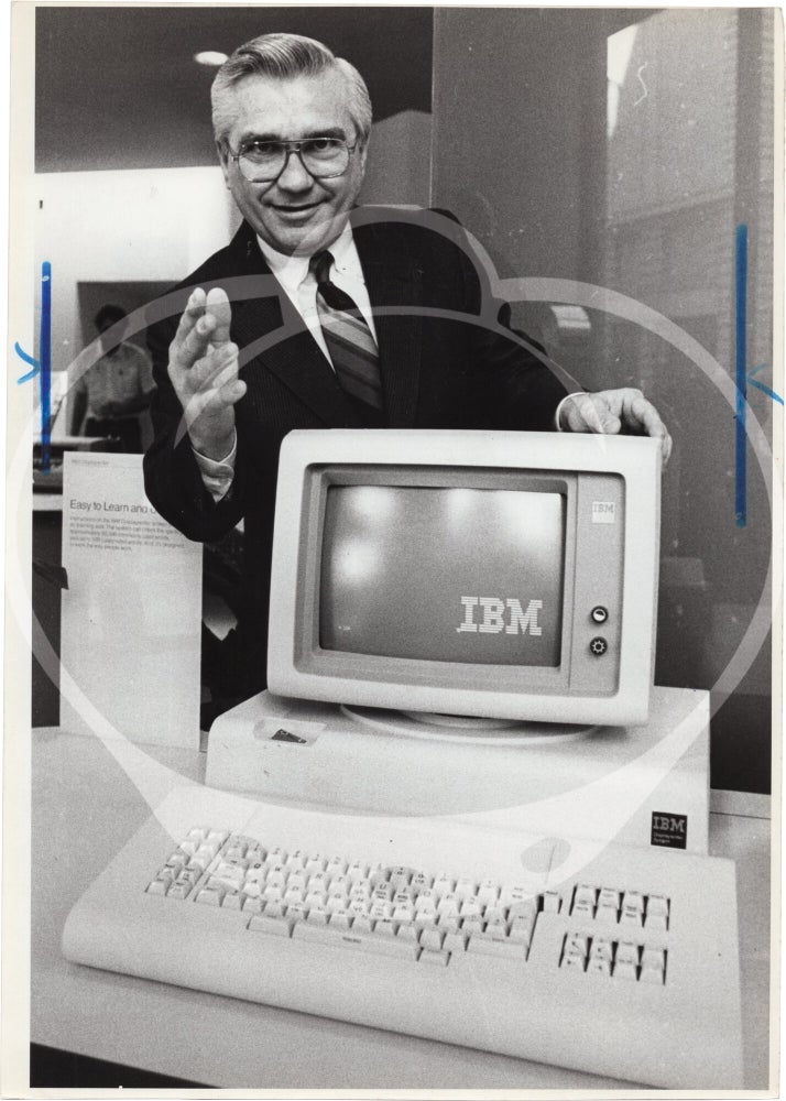 Collection of 140 original press photographs relating to computers and computer history