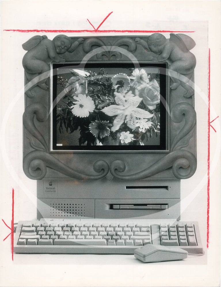 Collection of 140 original press photographs relating to computers and computer history