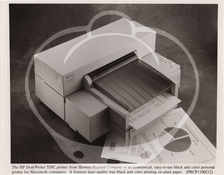 Collection of 140 original press photographs relating to computers and computer history