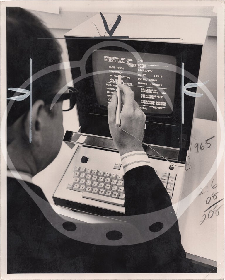 Collection of 140 original press photographs relating to computers and computer history