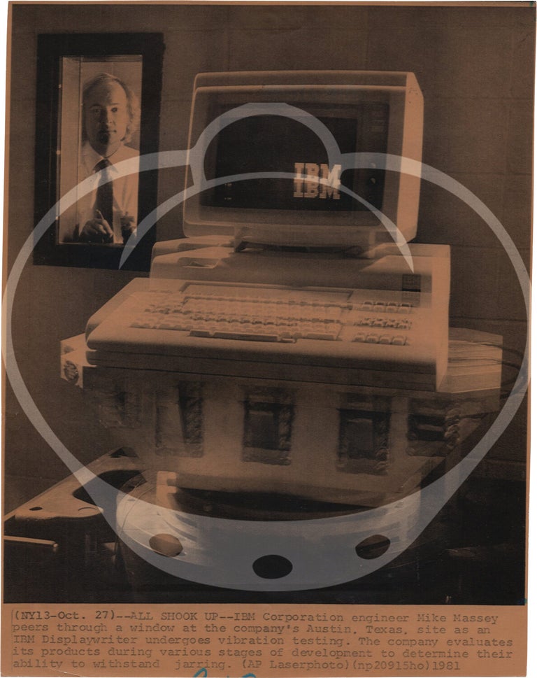 Collection of 140 original press photographs relating to computers and computer history