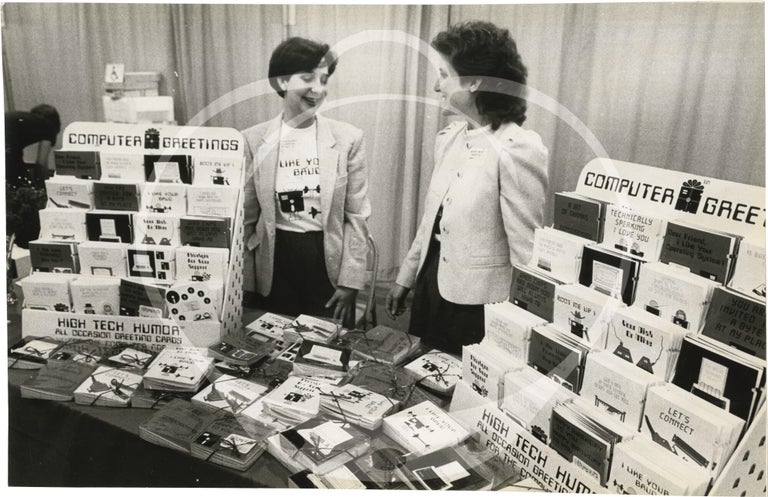 Collection of 140 original press photographs relating to computers and computer history