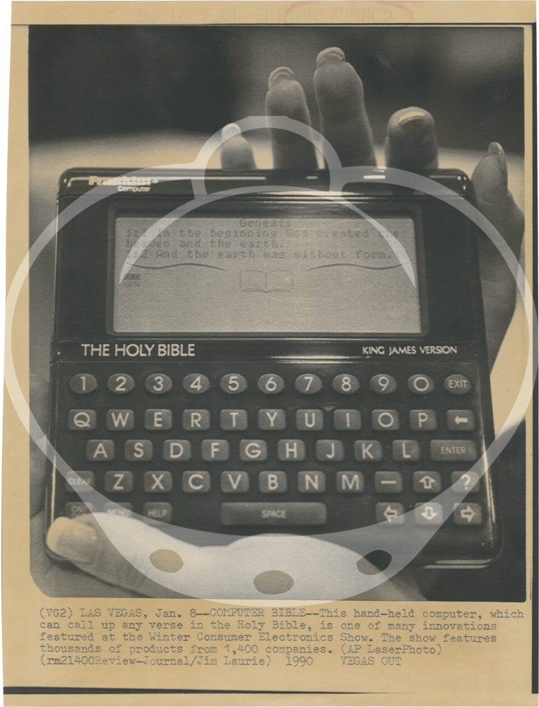 Collection of 140 original press photographs relating to computers and computer history