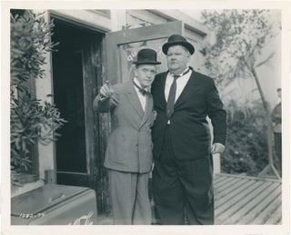 Book #158682] Air Raid Wardens (Original photograph from the 1943 film). Oliver Hardy Stan...