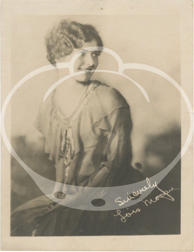 Archive of eleven photographs, two letters, and various pieces of ephemera relating to Lois Moran