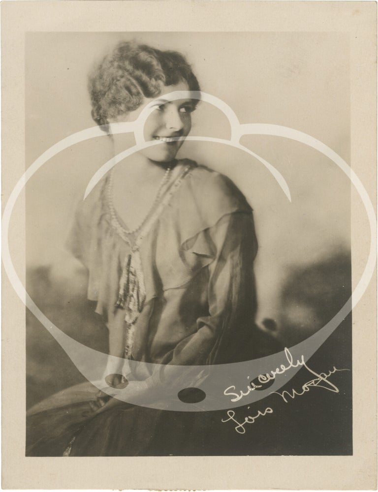 Archive of eleven photographs, two letters, and various pieces of ephemera relating to Lois Moran