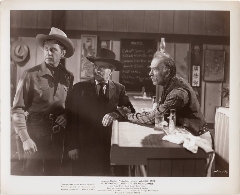 Book #158834] Strange Gamble (Original photograph from the 1948 film). Clarence E. Mulford,...