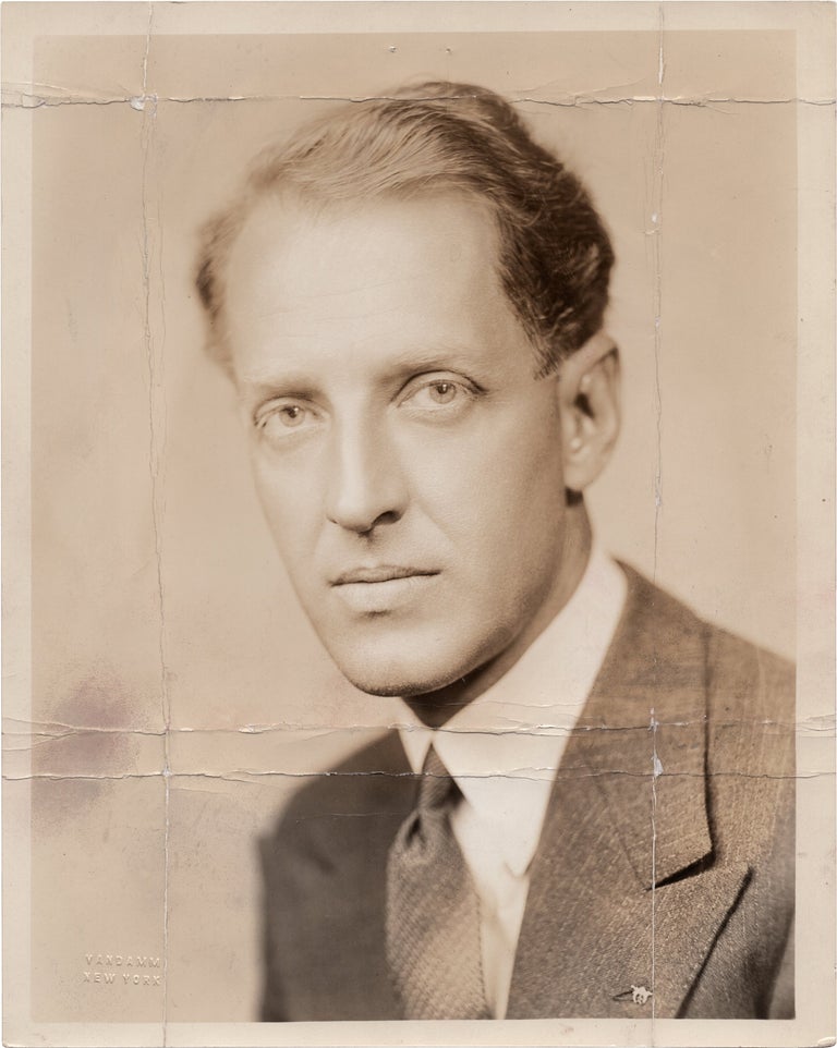 Original portrait of actor Otto Kruger by photography team Florence and Tommy Vandamm, circa 1930