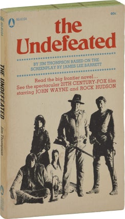 Book #158893] The Undefeated (First Edition). Jim Thompson