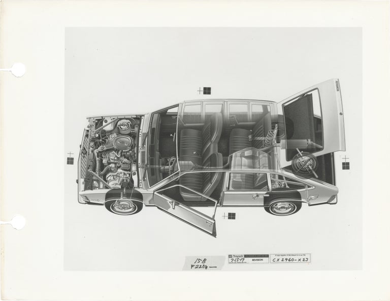 Archive of 1970s General Motors design and advertising reference photographs and print...