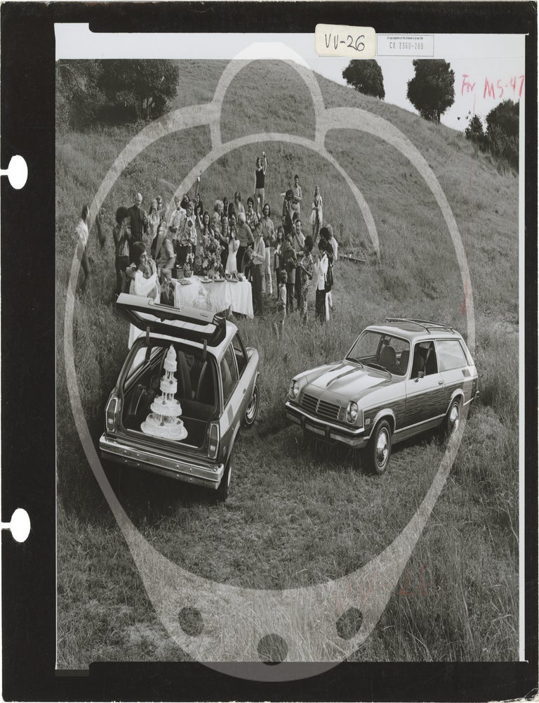 Archive of 1970s General Motors design and advertising reference photographs and print advertising proofs