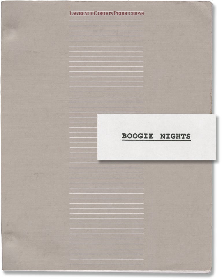 Book #158987] Boogie Nights (Original screenplay for the 1997 film). Paul Thomas Anderson,...
