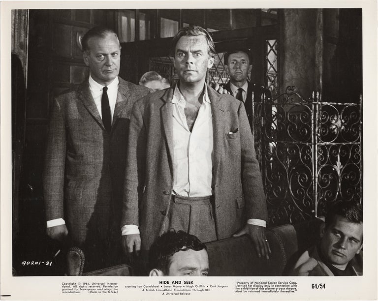 Book #159008] Hide and Seek (Two original photographs from the 1964 film). Cy Endfield, Robert...