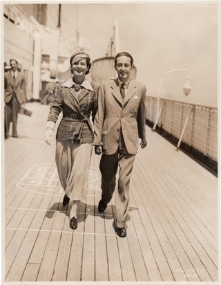 Book #159038] Original photograph of Norma Shearer and Irving Thalberg, circa 1930. Irving...