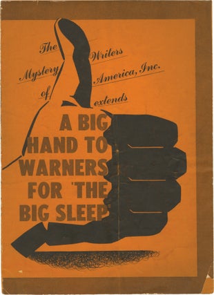 Book #159081] The Big Sleep (Original The Mystery Writers of America, Inc. Extends a Big Hand to...