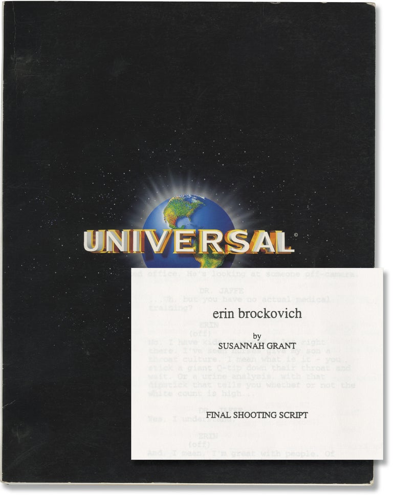 Book #159109] Erin Brockovich (Original screenplay for the 2000 film). Albert Finney Julia...