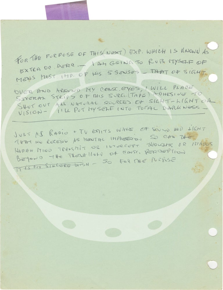 Archive of material belonging to hypnotist and magician John Kolisch