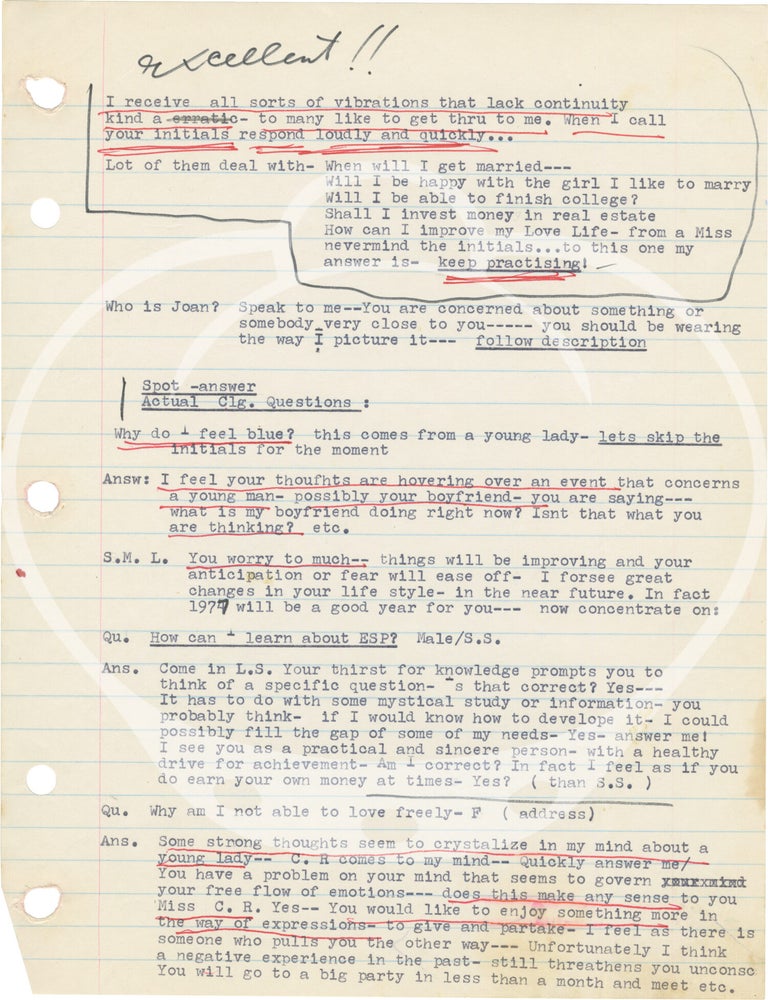 Archive of material belonging to hypnotist and magician John Kolisch