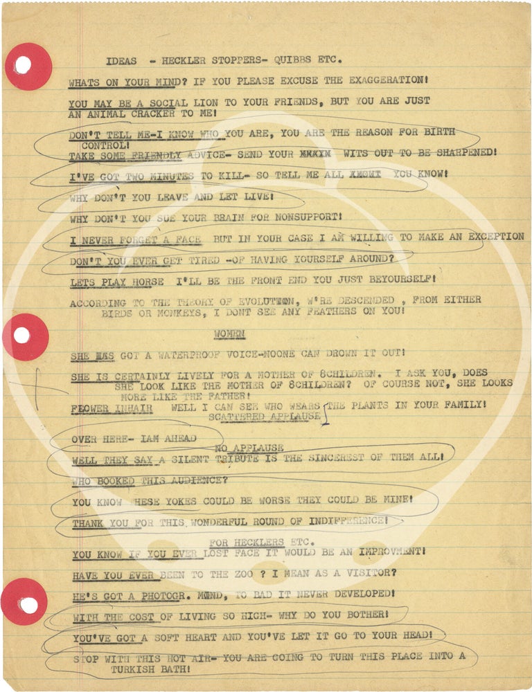 Archive of material belonging to hypnotist and magician John Kolisch