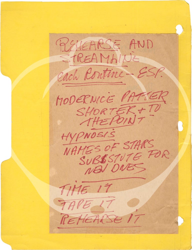 Archive of material belonging to hypnotist and magician John Kolisch