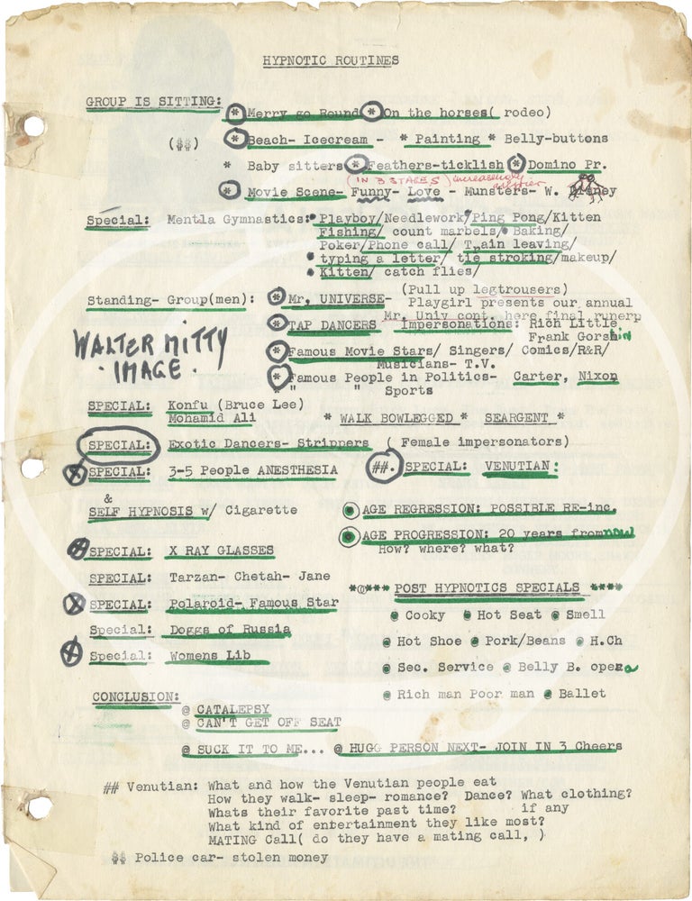 Archive of material belonging to hypnotist and magician John Kolisch