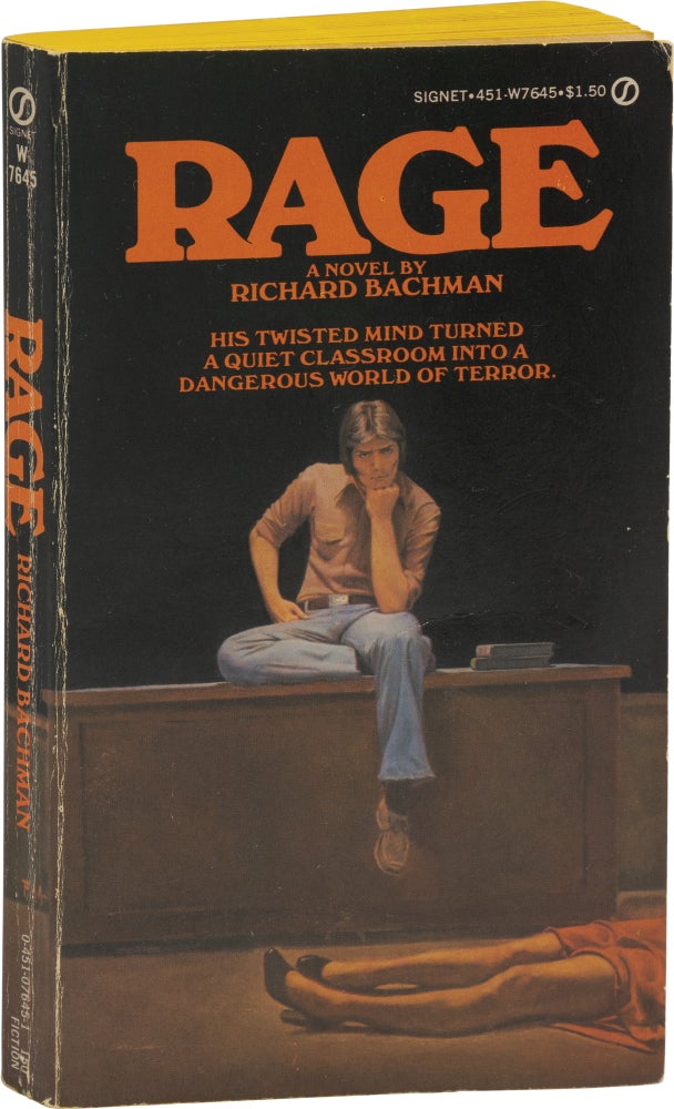 Book #159203] Rage (First Edition). Stephen King, Richard Bachman