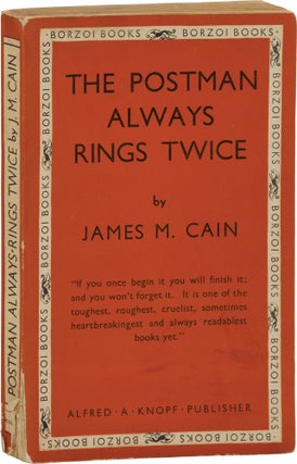 Book #159230] The Postman Always Rings Twice (First Edition in paperback). James M. Cain